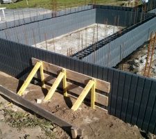 Réglage de l'aplomb des murs