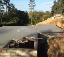 Dalle plancher garage coulÃ©e