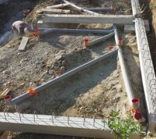 Positionnement des évacuations.