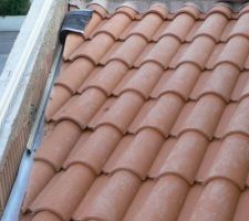 Le solin de réception des eaux mal dimensionné, ainsi que l'acrotère (petit muret) qui doit être recouvert d'un matériau assurant l'étanchéité (et pas seulement du crépi comme MFC comptait faire) type tole ou briquettes.
