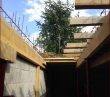 Vue emplacement escalier