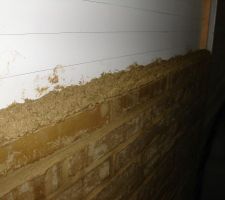 Pose du lit de mortier.