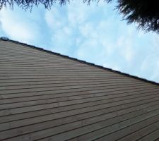 Bandes de rive en zinc fa&ccedil;ade est