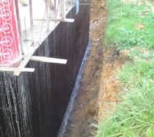 Bitume sur parties enterrées