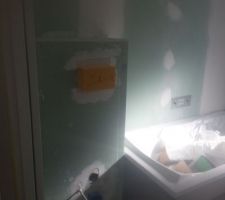 Habillage wc suspendu sdb