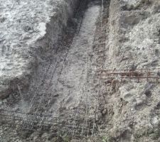 Longrines dans le sol