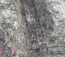 Longrines dans le sol