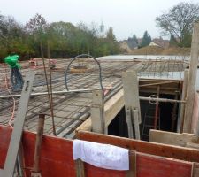Bétonnage en cours