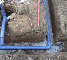 Tranchées eaux pluviales