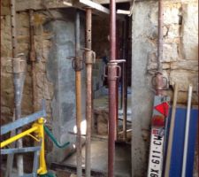 Ouverture entre la buanderie et le garage