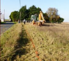 Traçage des limites de la parcelle