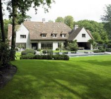 La maison belge qui nous a inspirés: vue du jardin