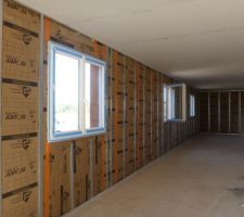 Vue sur les chambres