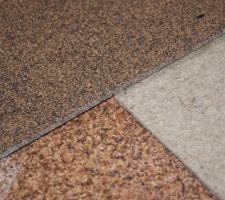 Sous-couches &agrave; l'&eacute;tage, sous le sol en "parquet de li&egrave;ge": li&egrave;ge agglom&eacute;r&eacute; 10 mm   feutralin   m&eacute;lange li&egrave;ge/caoutchouc naturel agglom&eacute;r&eacute;s