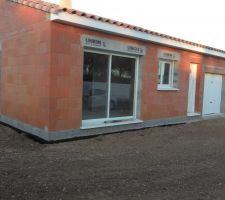 Raccordement et terrassement faits