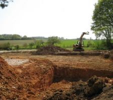 Terrassement et implantation de la construction