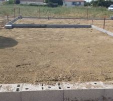 La future terrasse