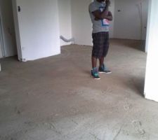 Sejour cuisine vu du salon