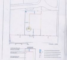 Plan de servitudes avec les contraintes du terrain