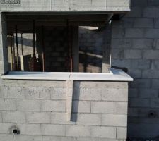 Pose appui de fenêtres