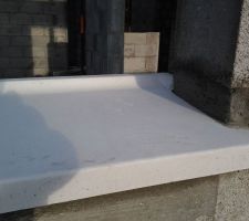 Détail des appuis de fenêtres