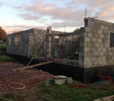 El&eacute;vation du rez de chauss&eacute;e termin&eacute;e