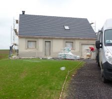 Enduit de façade en cours!