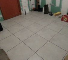 Carrelage du cellier