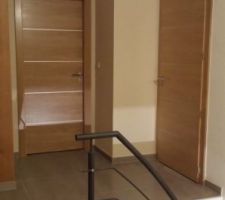 Chambre, salle de bains étage (avec insert)