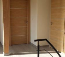 Chambre, salle de bains étage (avec insert)