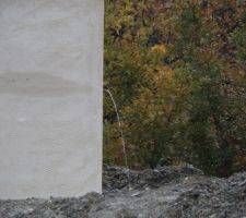 Ecoulement sud-est de la terrasse sud