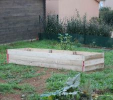 Futur potager surélevé