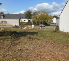 Le terrain vu du sud