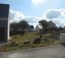 Le terrain vu du nord