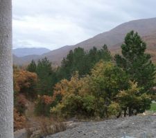 Vue depuis la terrasse est