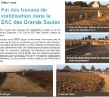 Extrait du magazine du mois de novembre de la ville de Morainvilliers.