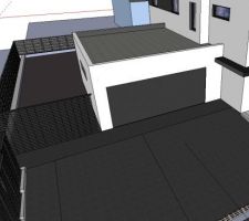 Vue du garage