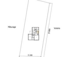 Implantation de la maison dans le terrain