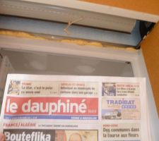 Volets roulants non ferm&eacute;s