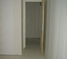 Photo des platres - chambre et couloir