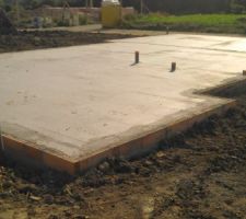 La dalle enfin coul&eacute;e