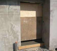 Seuil de la prote d'entrée refait