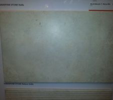 Carreaux 25x40cm travertine faïence SDB parents RDC