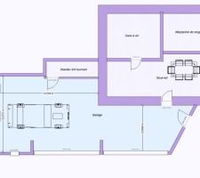 Version permis acceptée : plan sous sol et garage