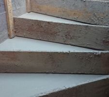 Escalier coulé