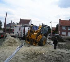 "le chantier" vue de dos