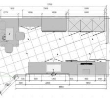 Plan de masse cuisine