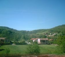 Vue que nous aurons depuis le terrain, coté nord-est