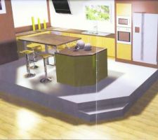 Notre future cuisine (simulation)