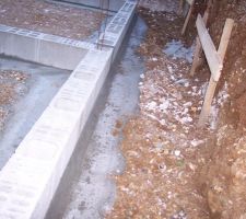 1 er rang de parpaings